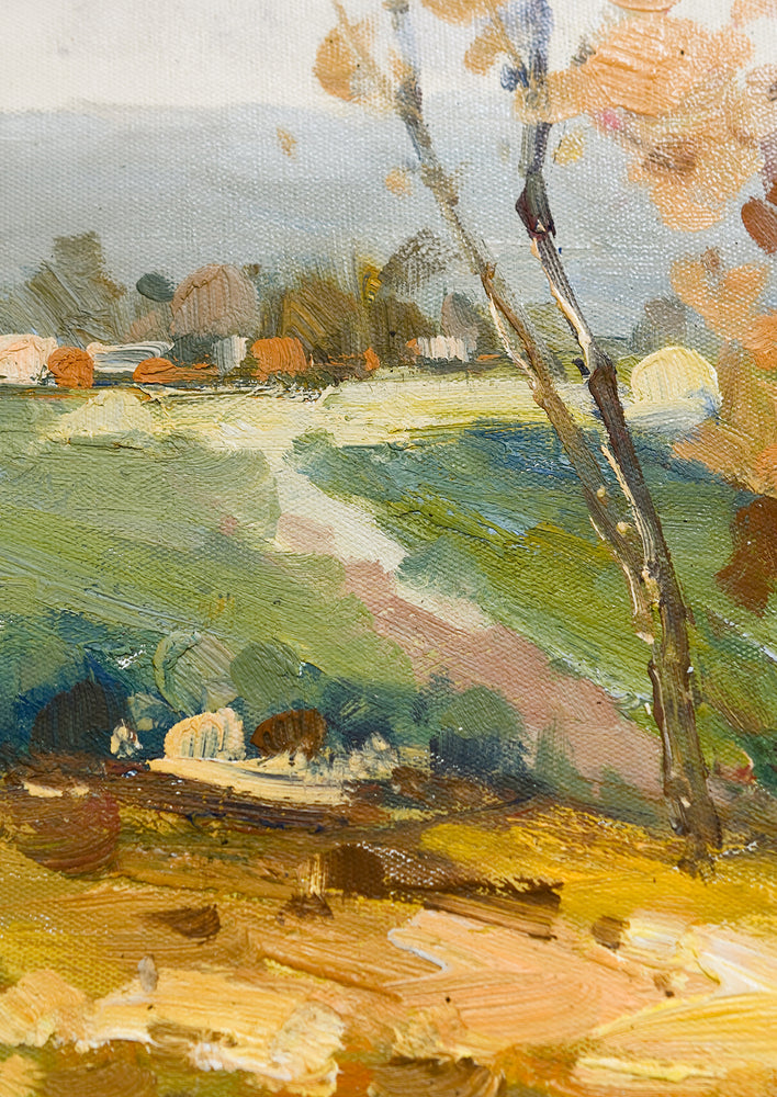 Framed Oil Landscape Painting, Countryside VIII hover