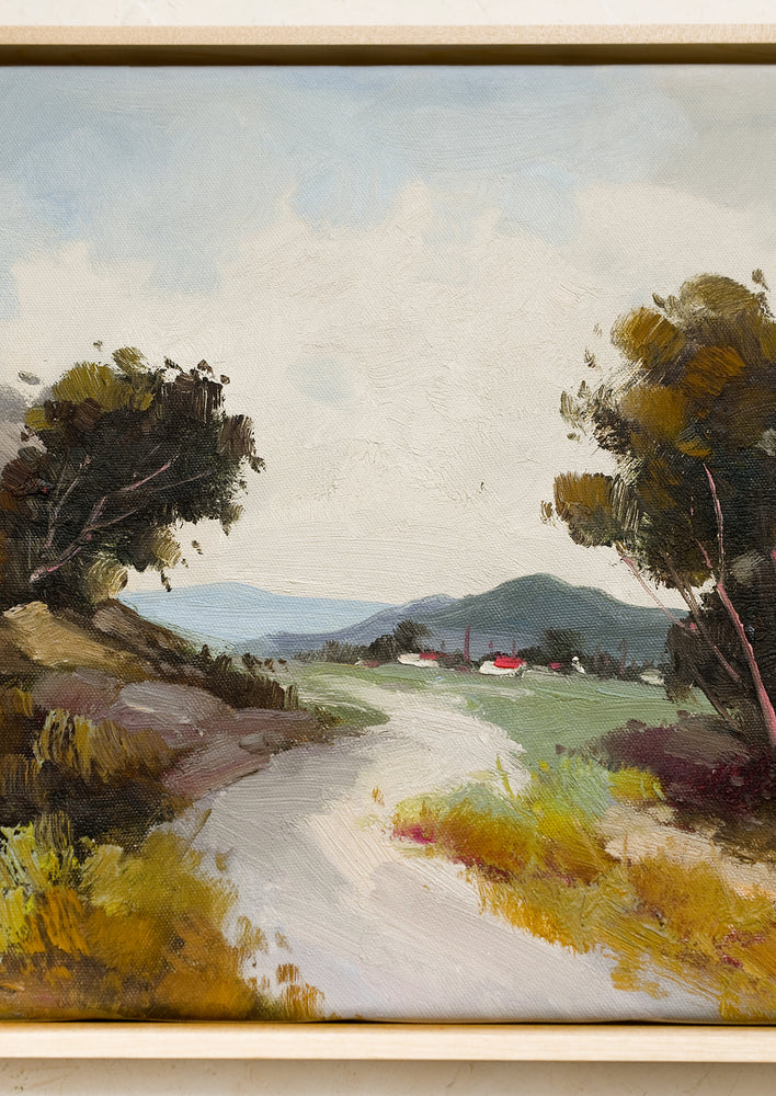 Framed Oil Landscape Painting, Vista VI hover