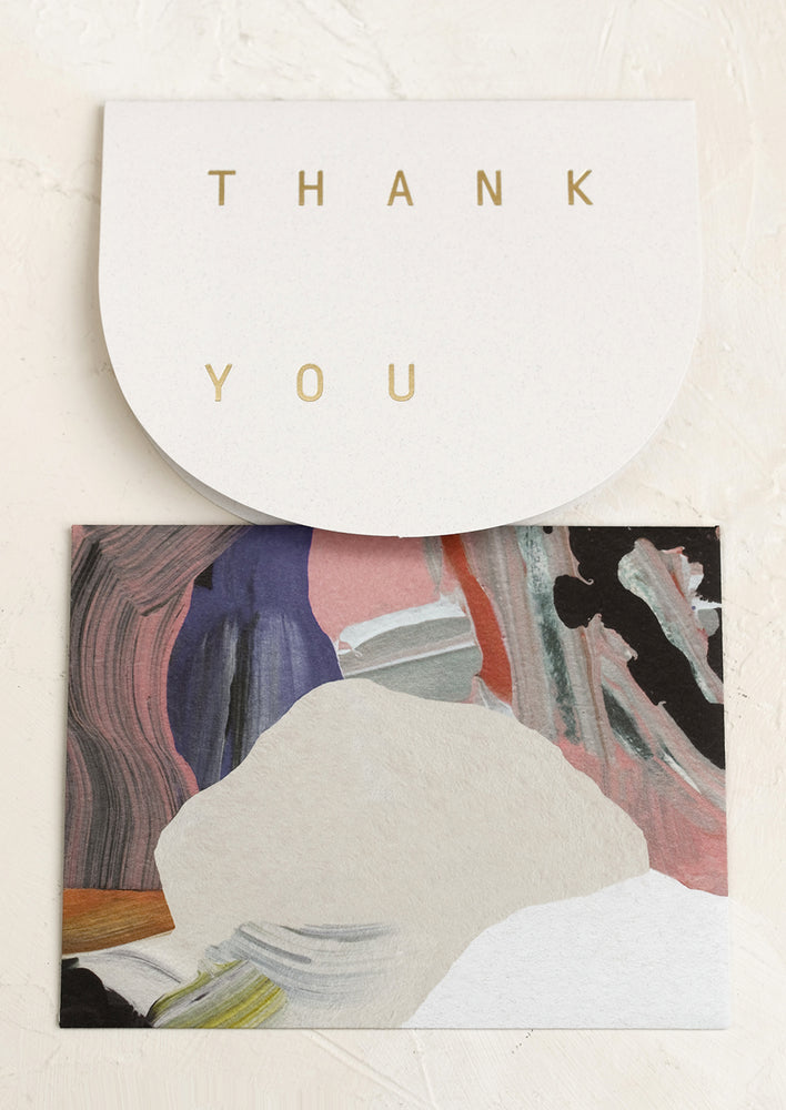 Artsy Envelope Thank You Card hover