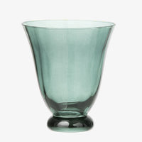 Topaz: A footed water glass in topaz tint.