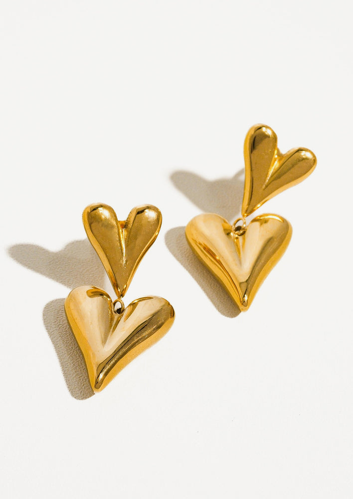 Carta Heart Earrings