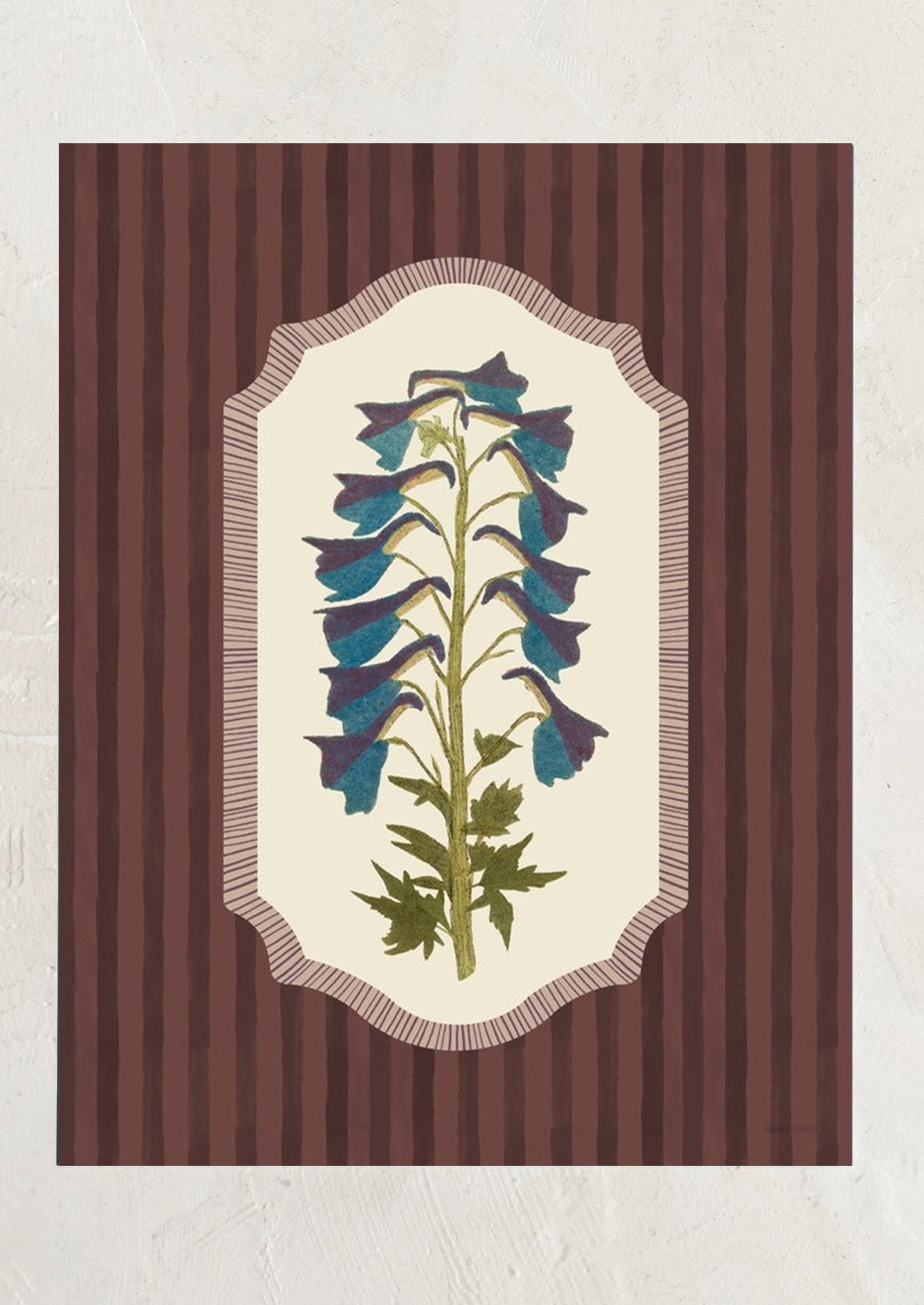 Living Herbarium in Delphinium Print – LEIF