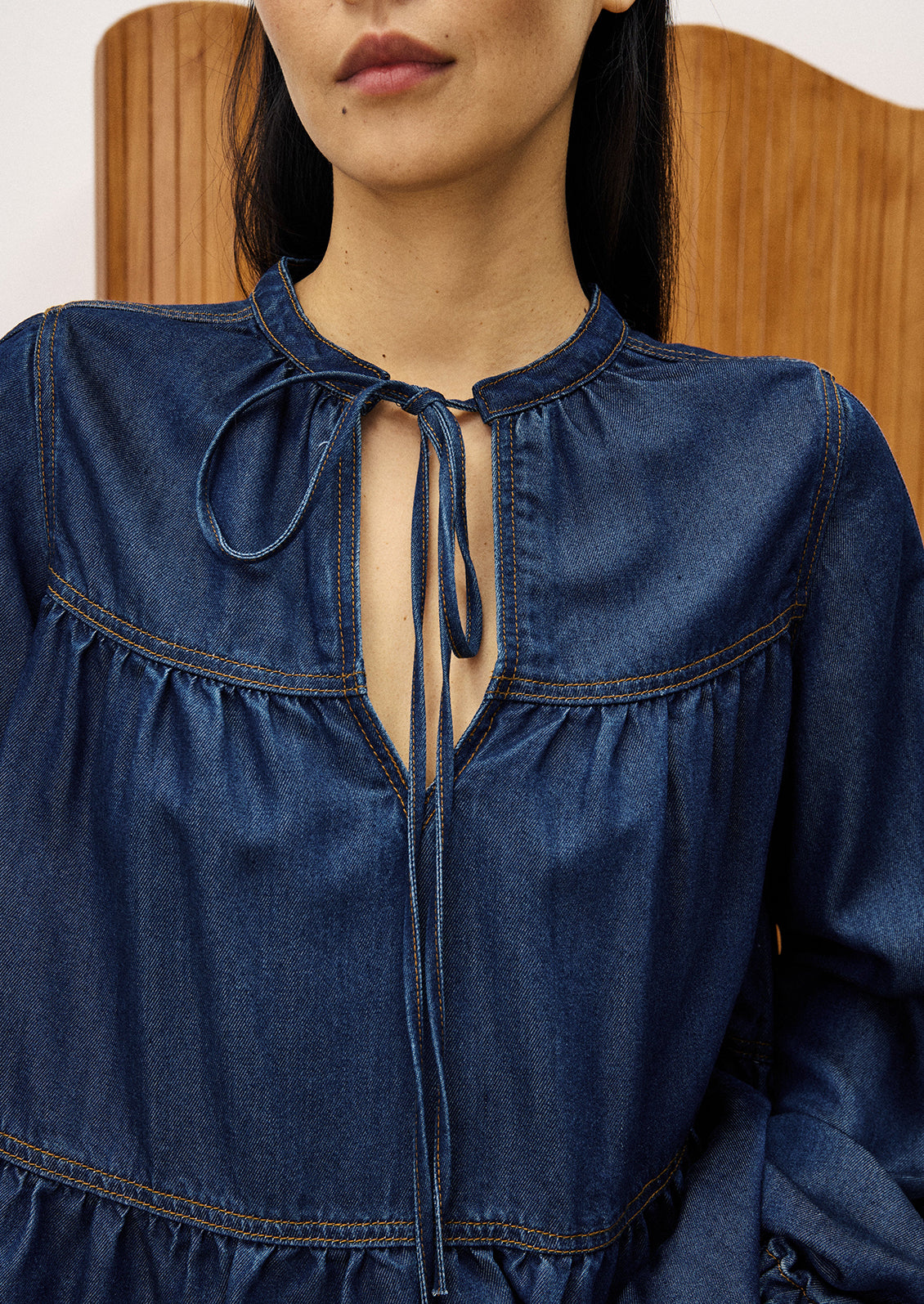 Emeline Ruched Blouse – LEIF