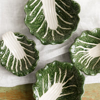 1: Cabbageware style ceramic bowls that look like green cabbage.