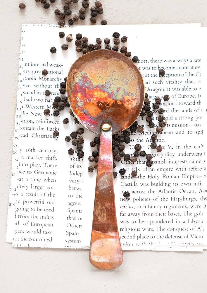 1: Oxidized Copper Spoon