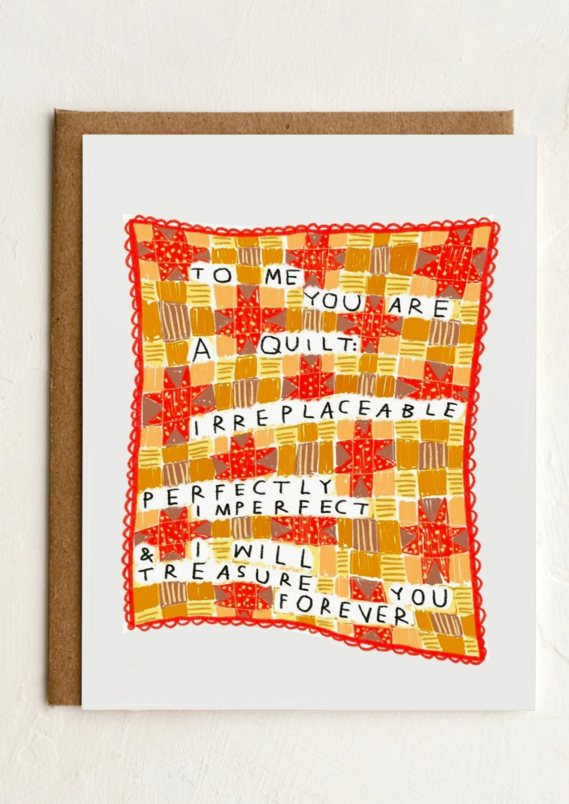 Like A Quilt Friendship Card