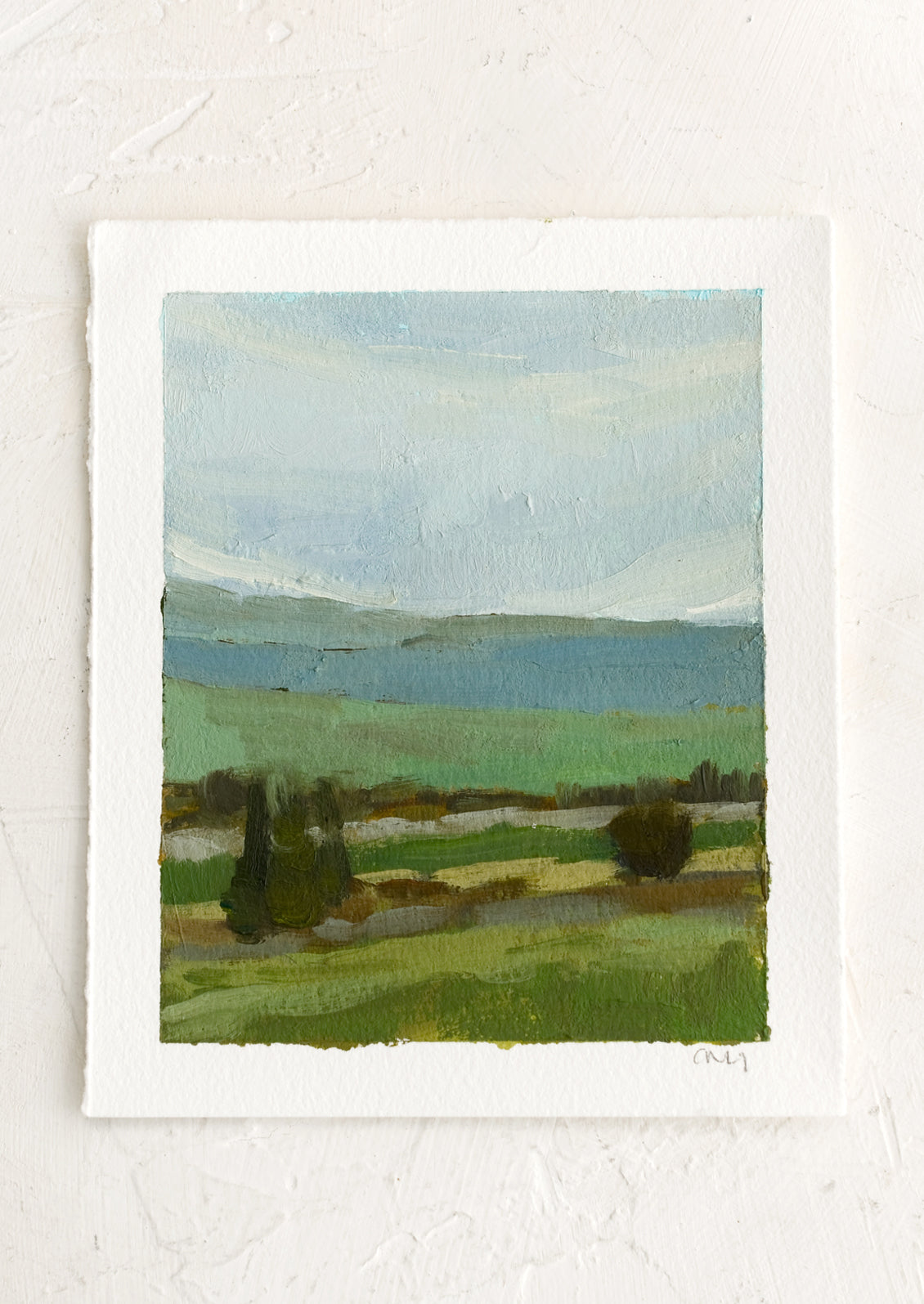 An original landscape oil painting.