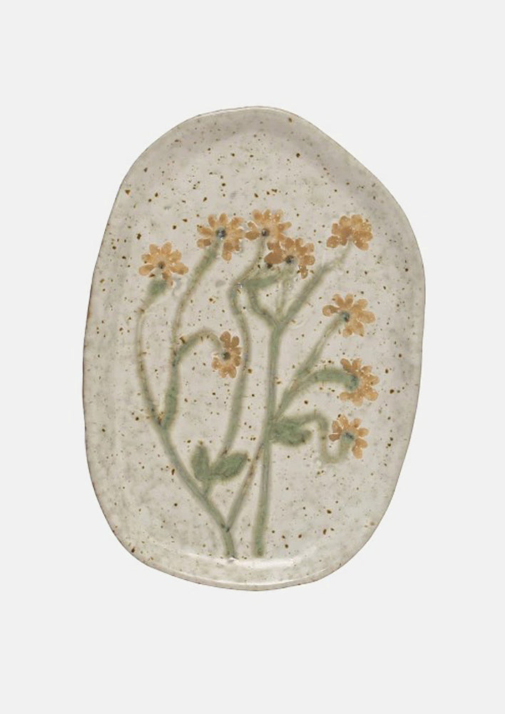 Wildflower Ceramic Plate