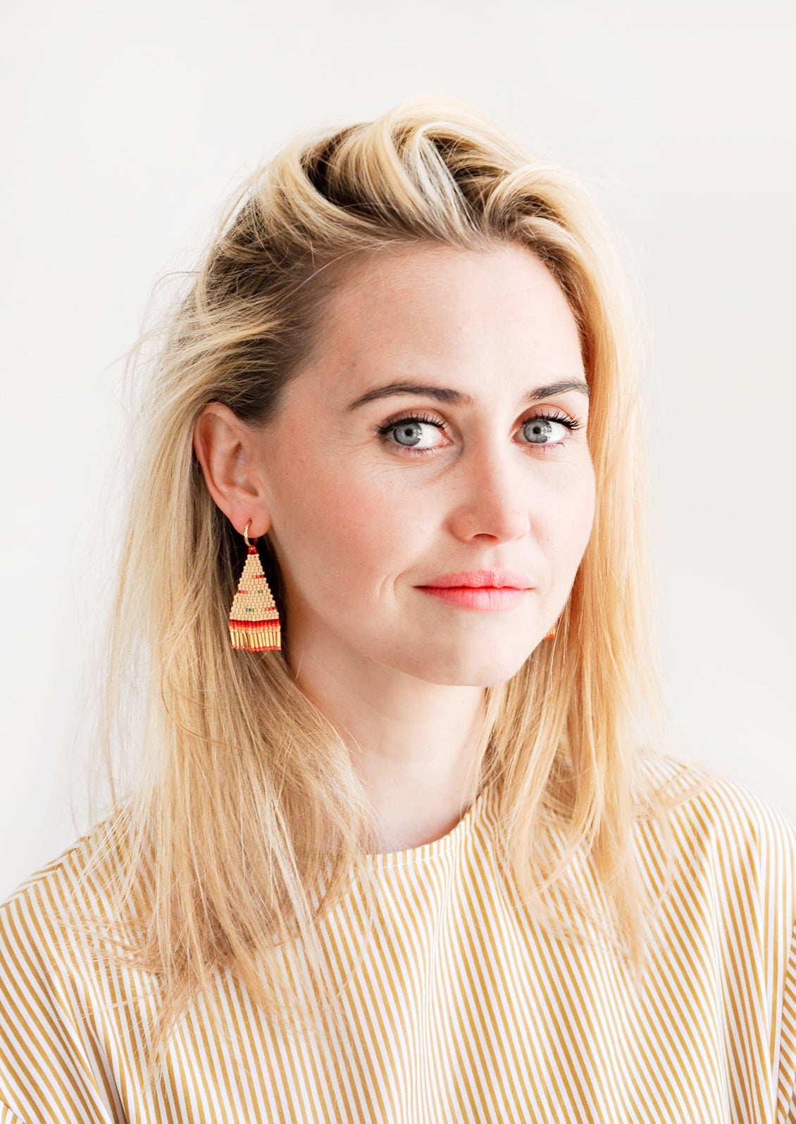 Antibes Beaded Earrings in - LEIF