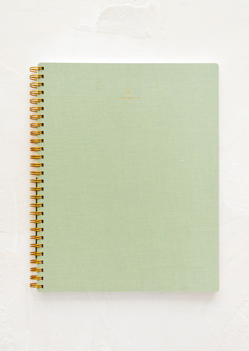Matcha: A spiral bound notebook in green.