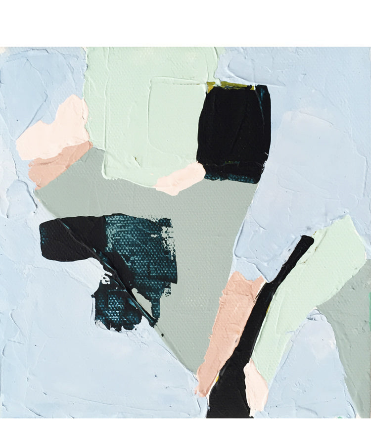 Blue Abstract No. 01 Print in - LEIF