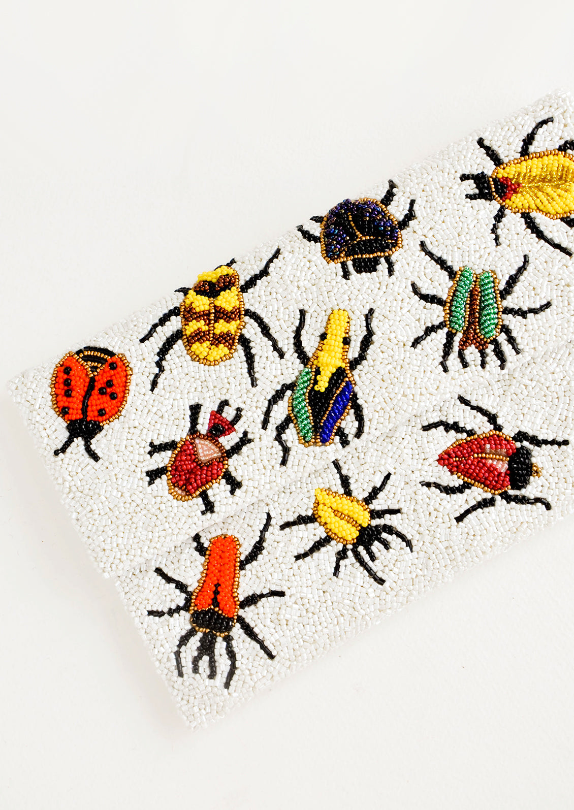 Beetles Beaded Clutch in - LEIF