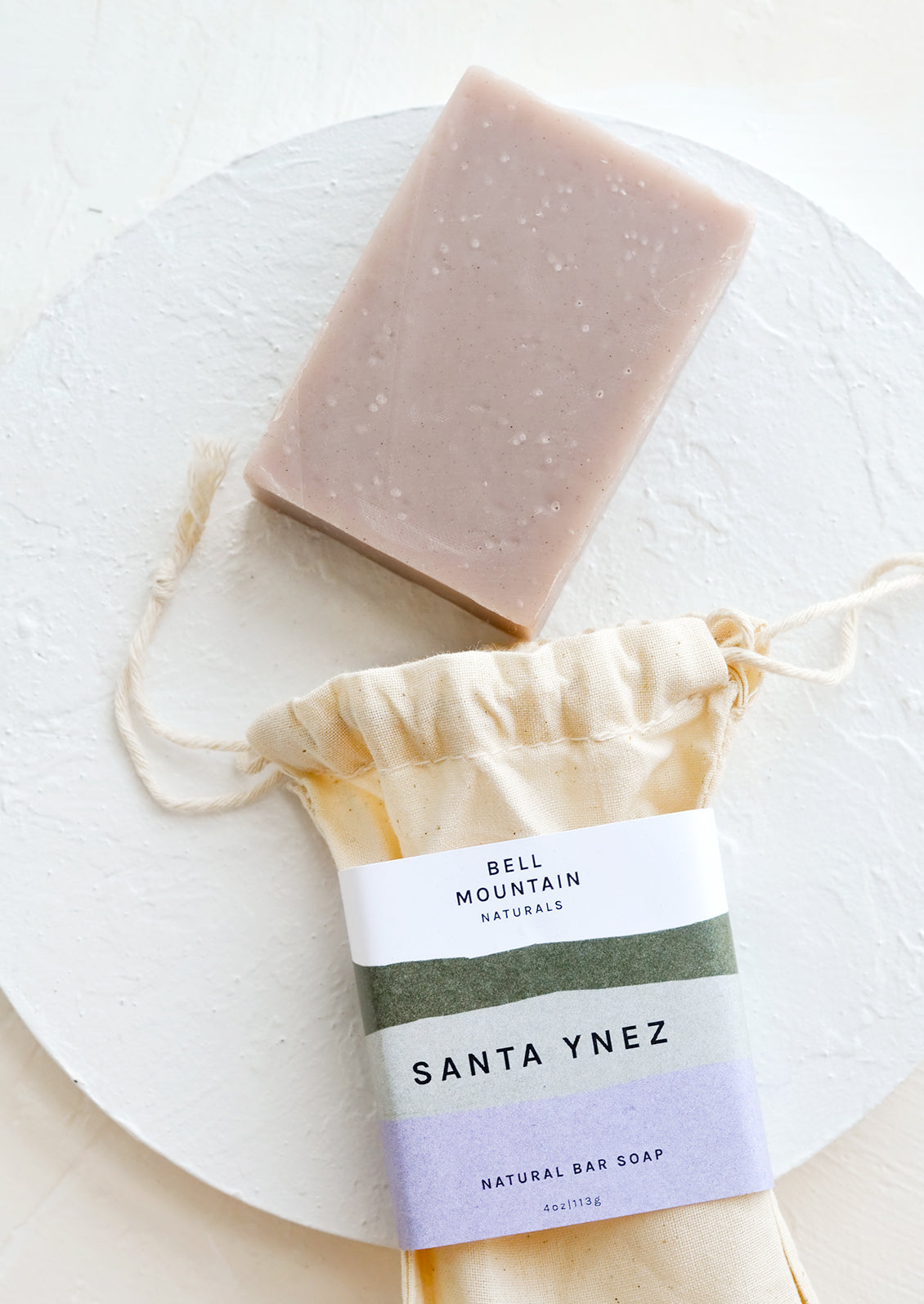 A bar soap named "Santa Ynez".