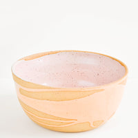 Apricot / Rose Quartz: Mayhem Glaze Serving Bowl in Apricot / Rose Quartz - LEIF