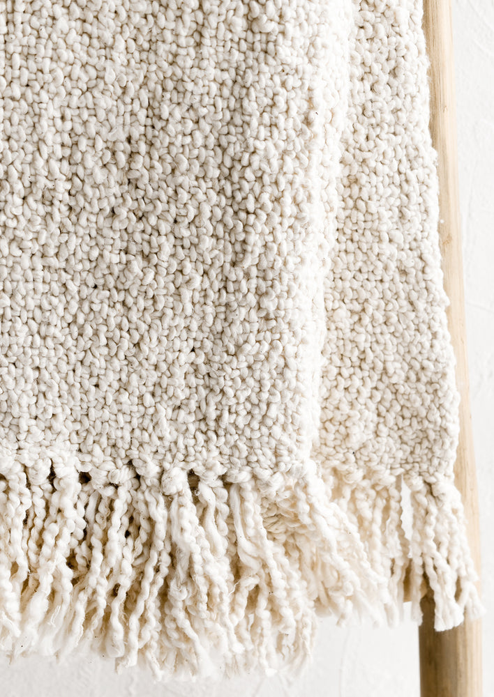 Boucle Weave Cotton Throw hover