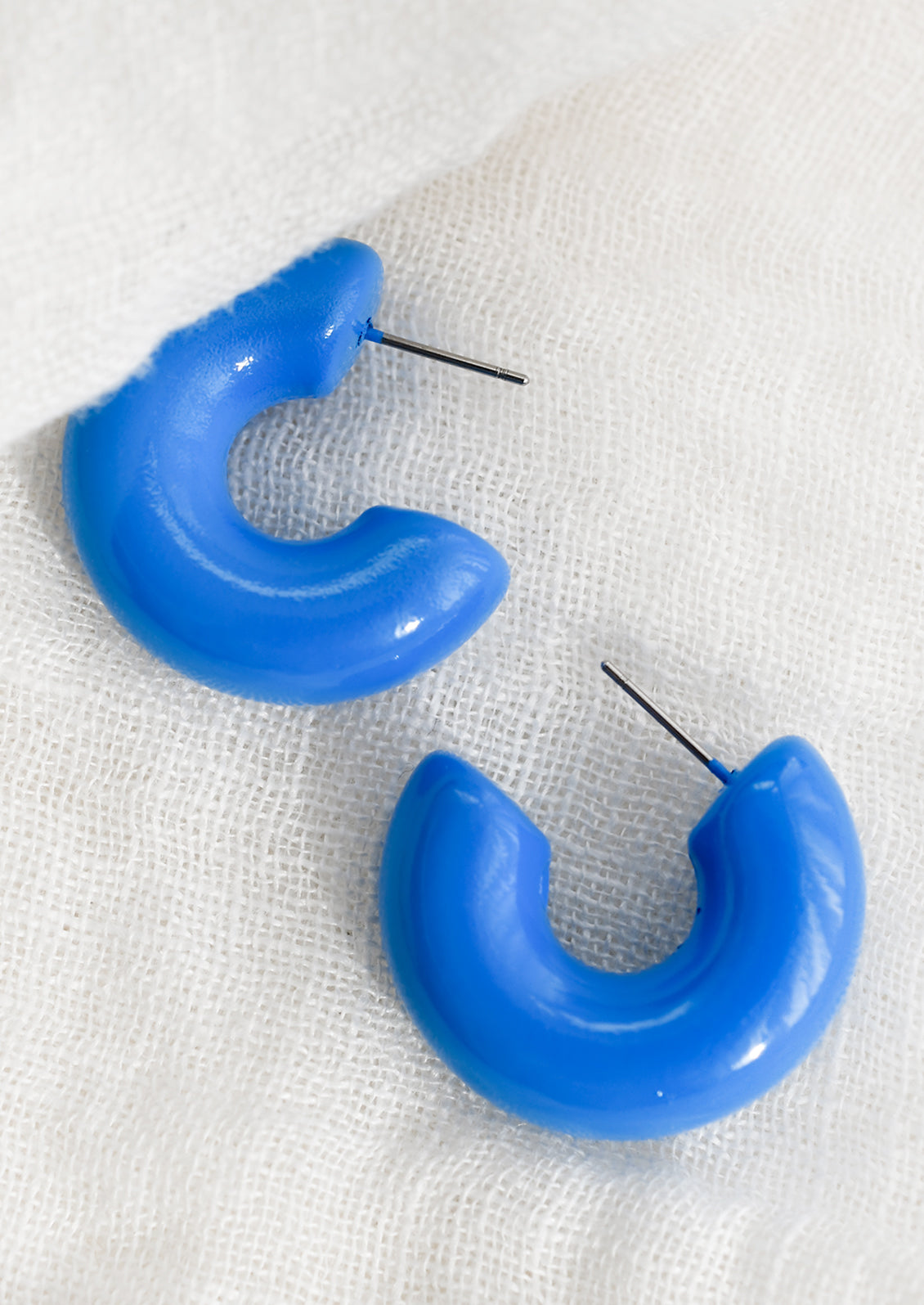 Chunky Gloss Hoop Earrings