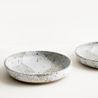 Speckled Matte Grey: Rustic Ceramic Dinner Bowl in Speckled Matte Grey - LEIF