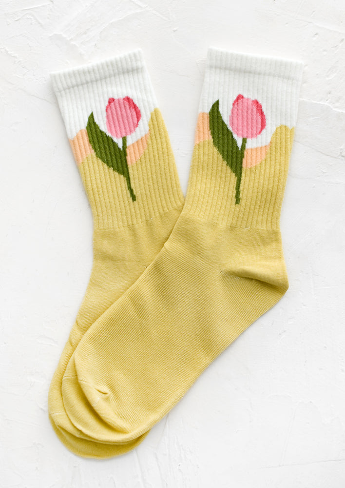 Composition Floral Socks hover