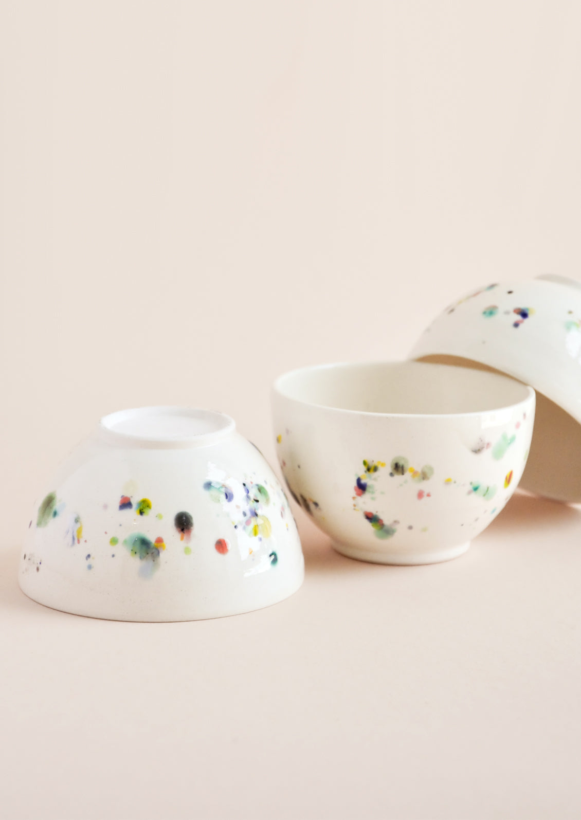 Confetti Ceramic Ice Cream Bowl in - LEIF