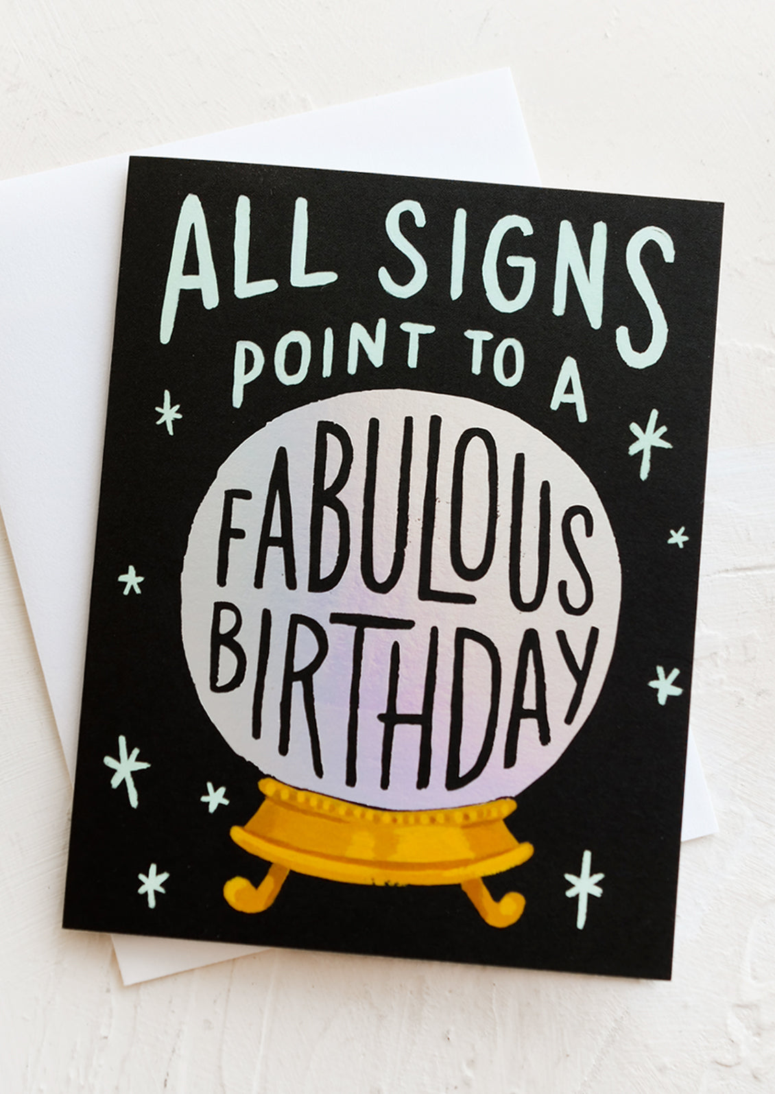 Crystal Ball Birthday Card