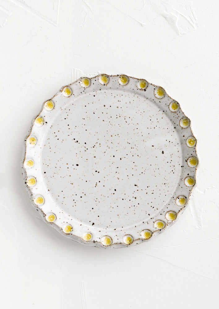 Dot Imprint Ceramic Plate