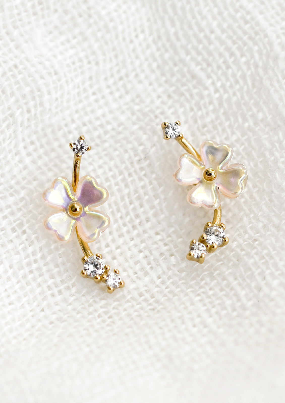 A pair of flower climber studs.