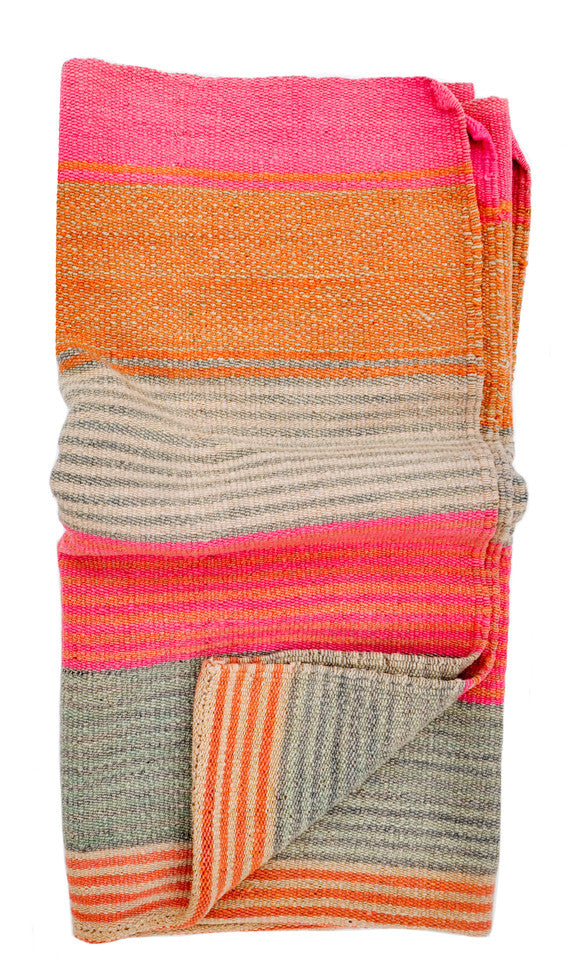 Bolivian Frazada Rug in Mesa in - LEIF