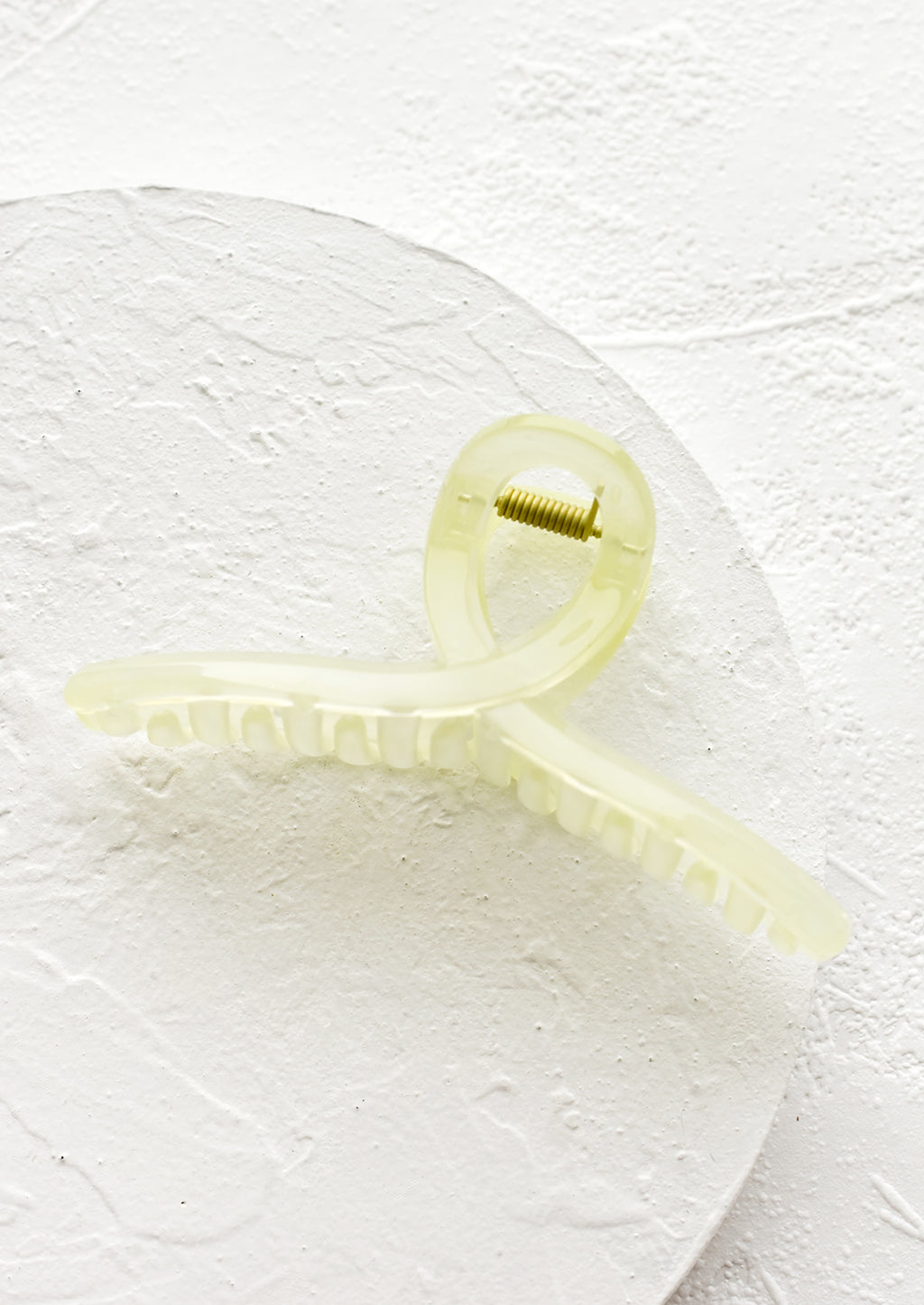 Lemonade: A french twist acrylic hair clip in lemonade.