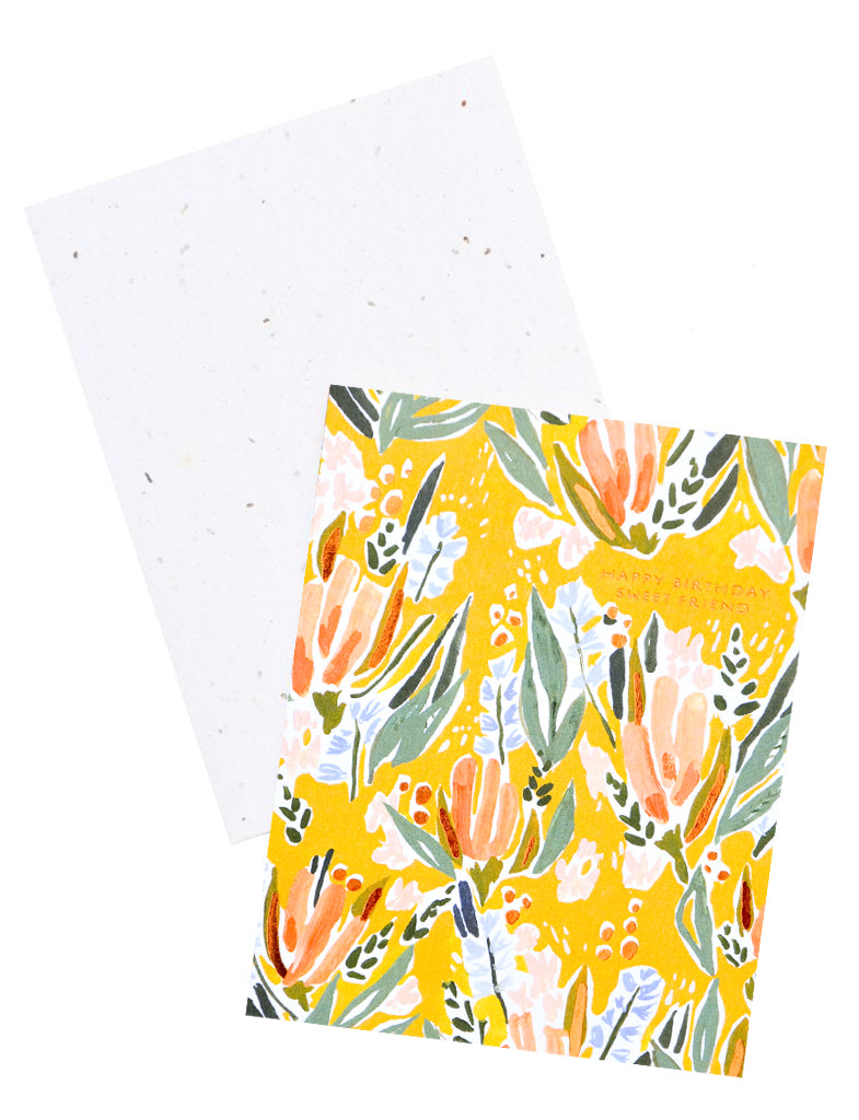 Happy Birthday Sweet Friend Card in - LEIF