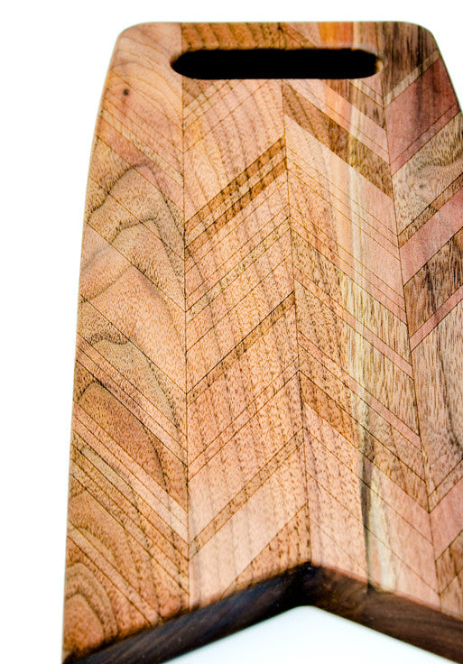 Herringbone Flag Cutting Board in - LEIF