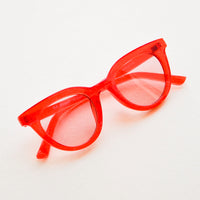 Cherry Red: Hotsy Totsy Sunglasses in Cherry Red - LEIF