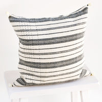 1: Rebari Pillow in Textured Stripe in  - LEIF