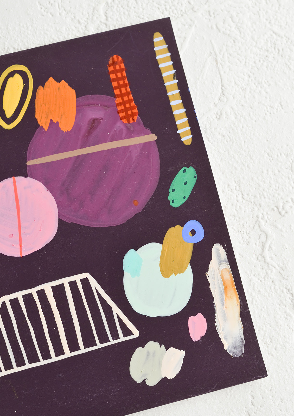 Textural detail of original abstract painting.