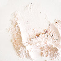 2: Milk bath powder with rose petals.