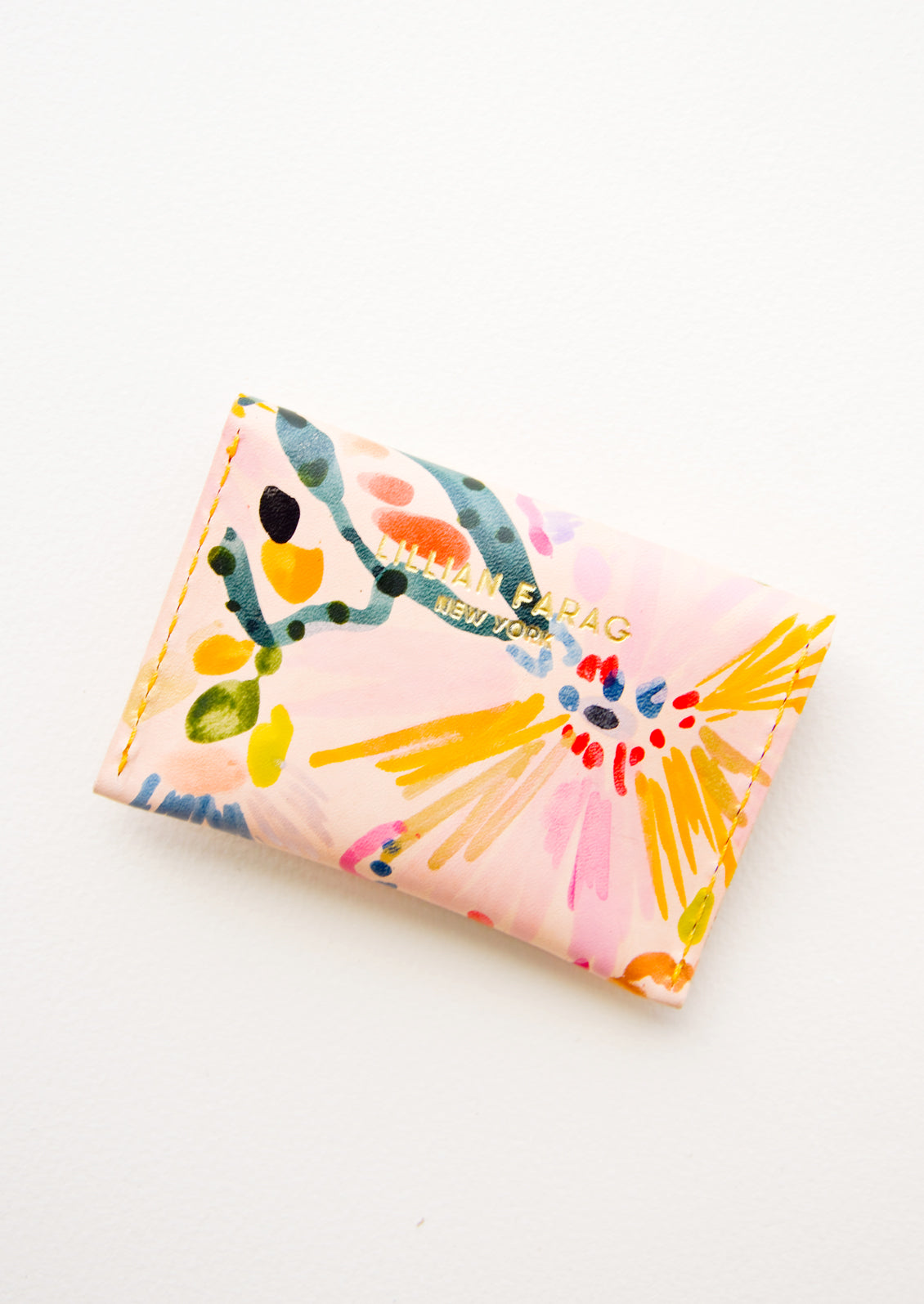 Floral Composition Pocket Wallet in - LEIF