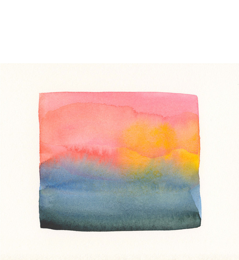 Golden Pink Landscape in - LEIF