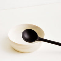 1: Melina Dish & Spoon Set in Natural & Black Wood - LEIF