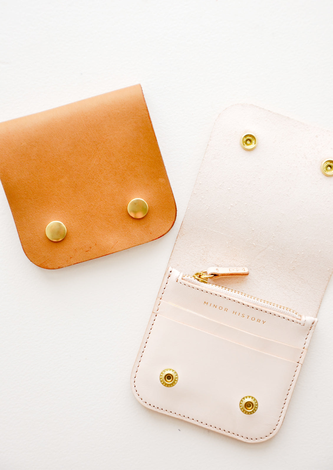 Little Ledger Snap Wallet in - LEIF