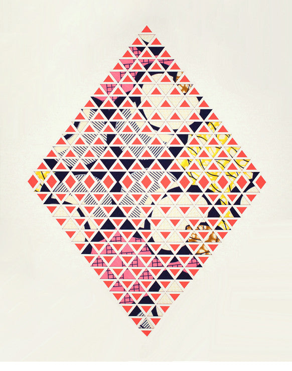 Rhombus Laser Cut Artwork in - LEIF