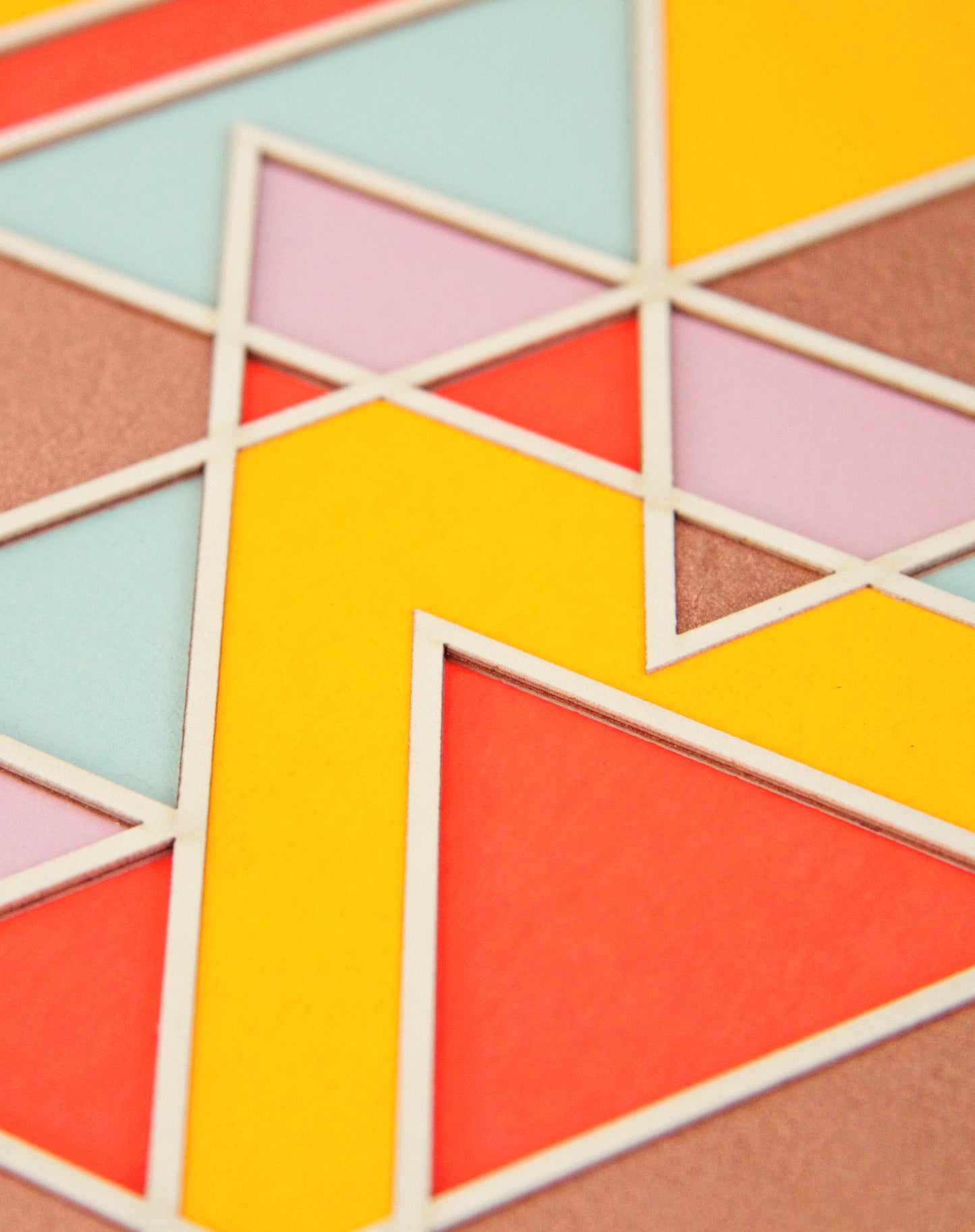 Triangloid Laser Cut Artwork in - LEIF