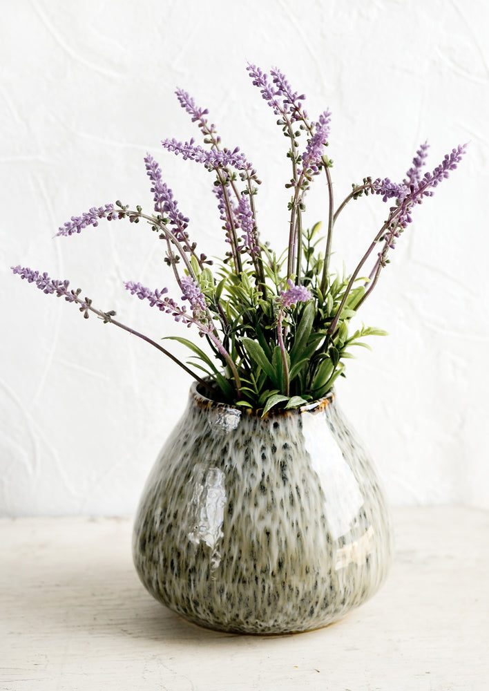 Mossy Speckle Ceramic Vase hover