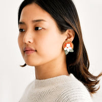 2: Orange Blossom Earrings in  - LEIF