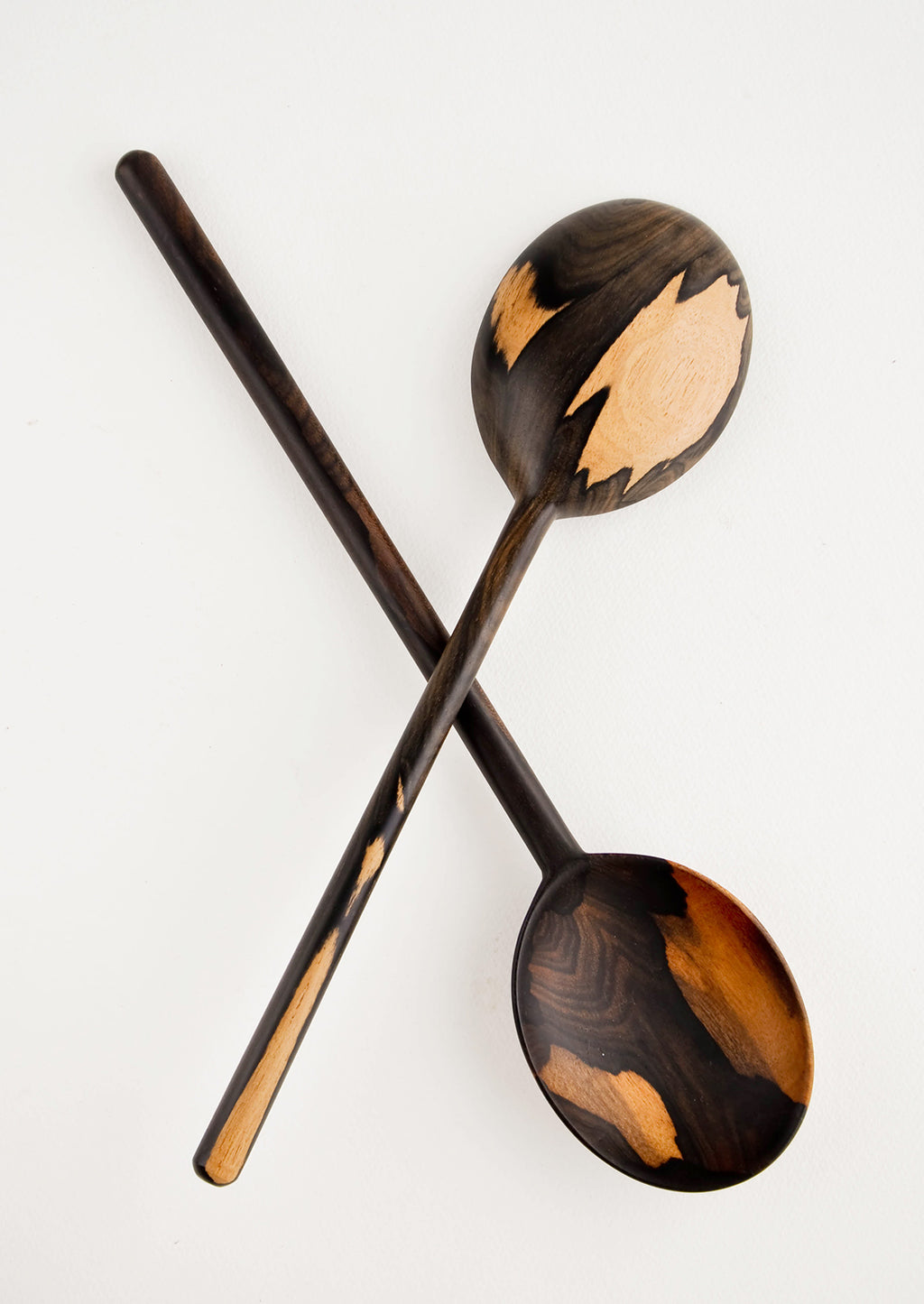 Large Oval / Dark: Peten Wooden Spoon in Large Oval / Dark - LEIF