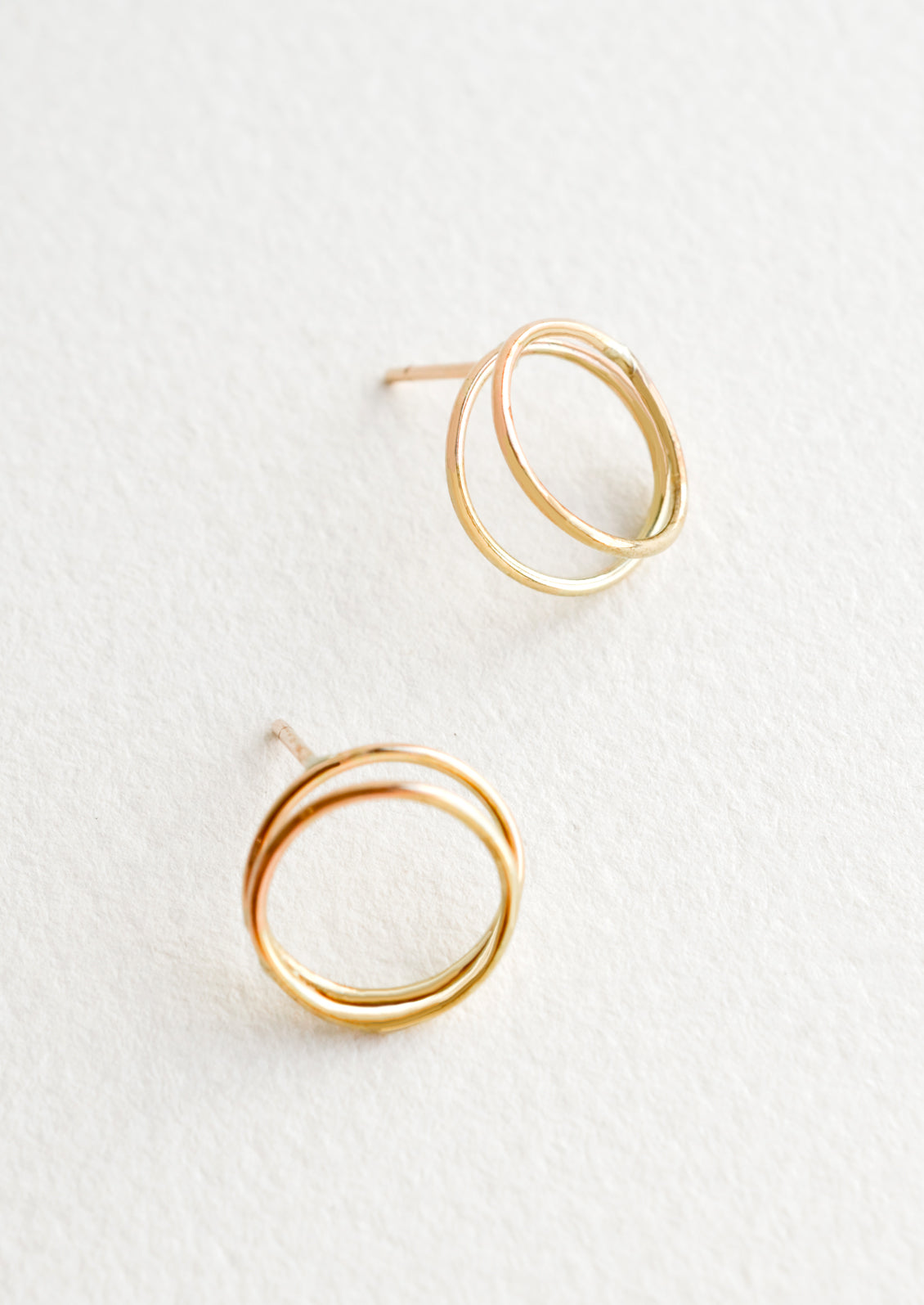 Mirrored Circle Earrings in - LEIF