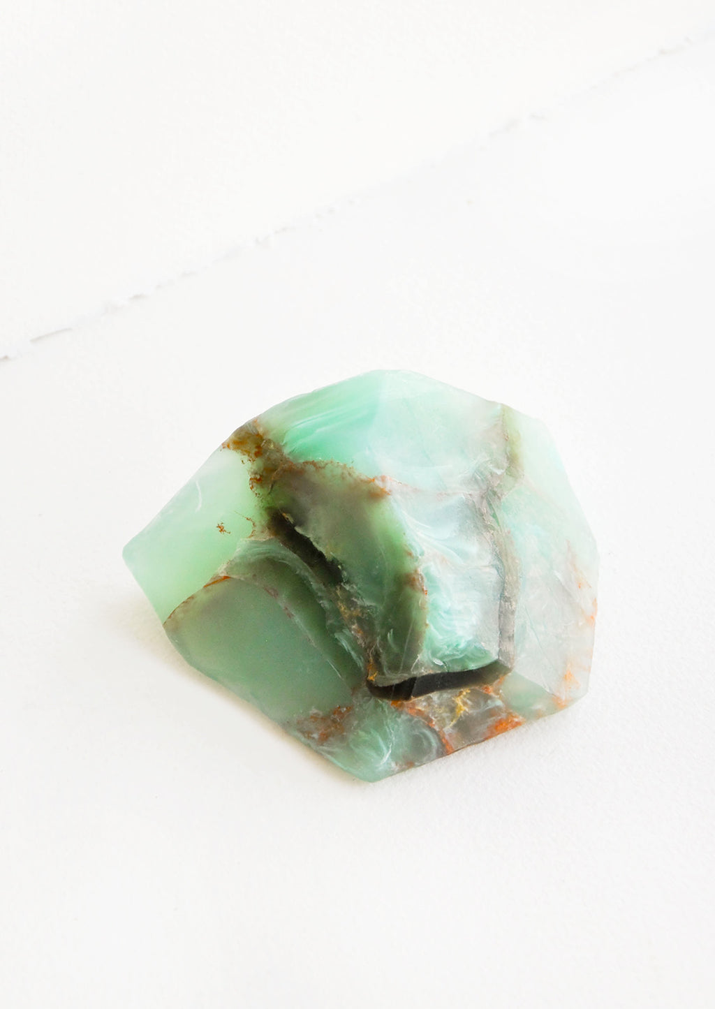 Jade: Bar soap in the form of a realistic looking jade gemstone