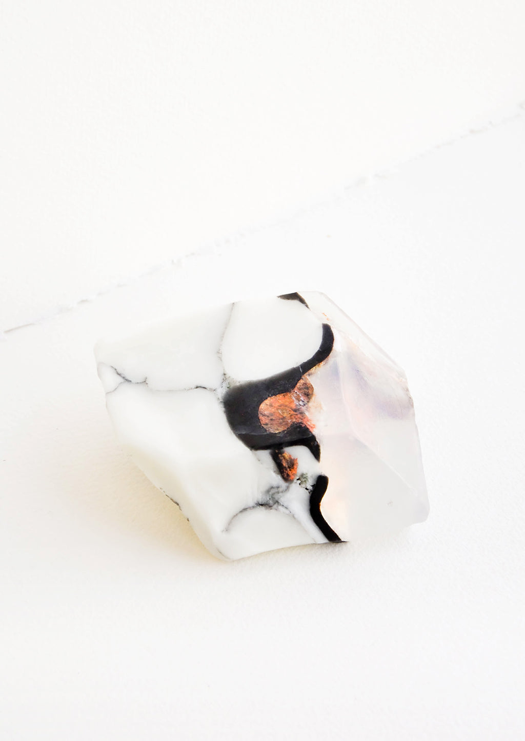 Marble: Bar soap in the form of a realistic looking marble gemstone
