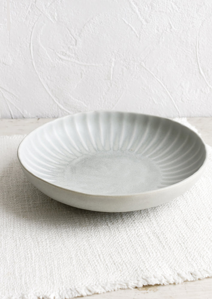 Soft Fluted Ceramic Bowl hover