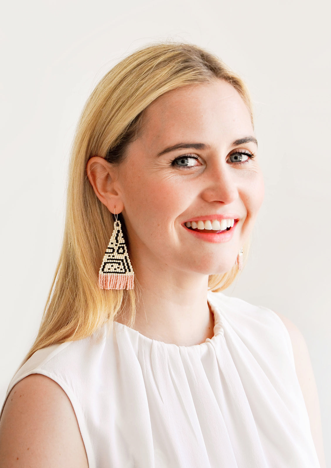 Tachete Beaded Earrings in - LEIF