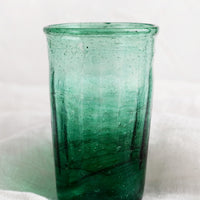 Jade: A glass tumbler in jade color.
