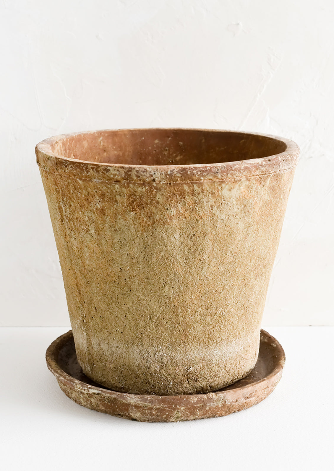 terra cotta planter with saucer Terracotta Patina Planter